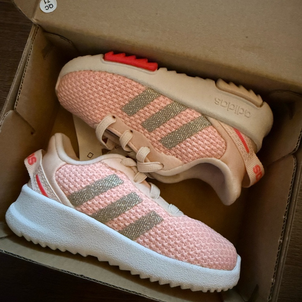 Toddler Pink Adidas Sneakers